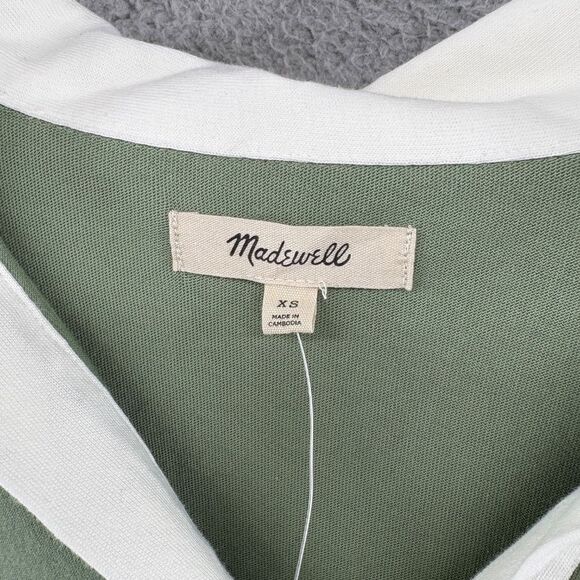 Madewell relaxed polo tee in Aloe Green Size Extra Small XS NWT - Picture 9 of 11